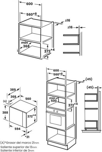 Microondas integrable Infiniton IMW-GBK25