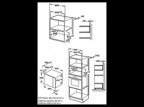Microondas integrable Infiniton IMW-GBK25