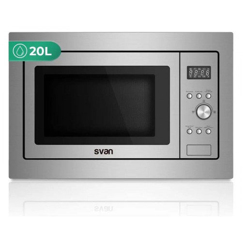 Microondas Integrable Svan Smwi2701dgx 20l con Grill 8 Programas