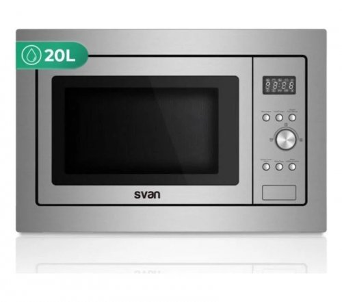 Microondas Integrable Svan Smwi2701dgx 20l con Grill 8 Programas