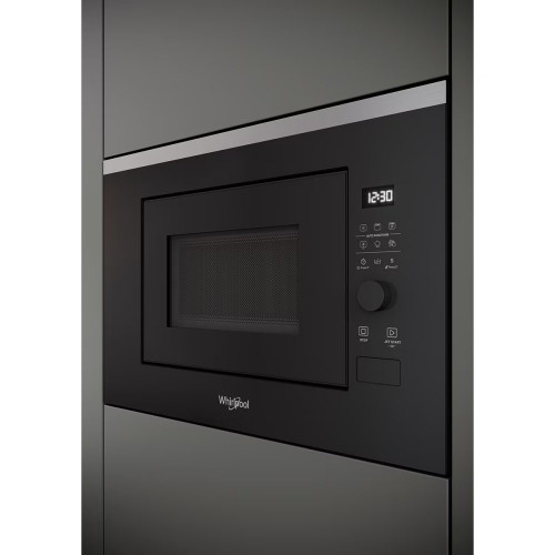 Microondas integrable Whirlpool 20 litros y grill - WMF201G Negro