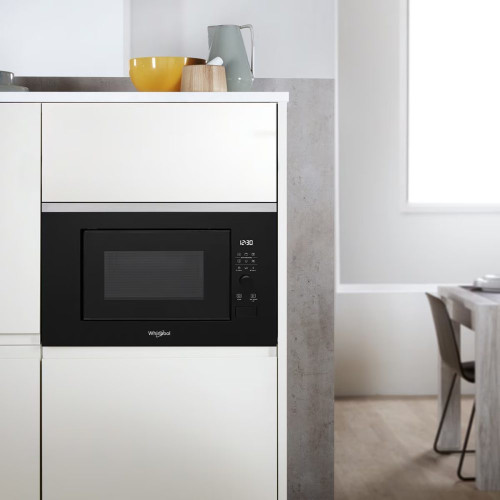 Microondas integrable Whirlpool 20 litros y grill - WMF201G Negro
