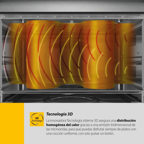 Microondas integrable Whirlpool 22 litros, sin grill - MBNA900B Negro