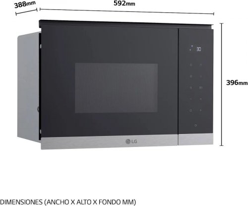 Microondas LG MG7Z2593D Grill