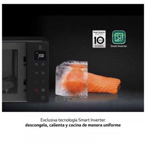 Microondas LG MH6535GIB 25L 1100W Smart Inverter con Grill y Eco ON