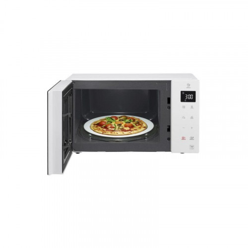 Microondas LG MS23NECBW 23 Litros 1000W con Grill Convección Rotisserie LED