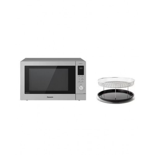 Microondas Panasonic 34 litros con grill y Airfry - NN-CD88QSEPG Inox