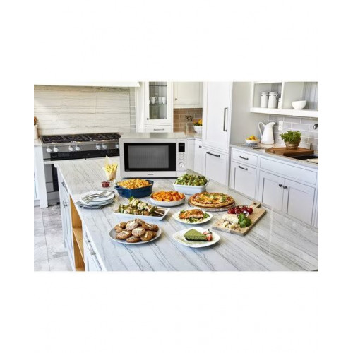 Microondas Panasonic 34 litros con grill y Airfry - NN-CD88QSEPG Inox