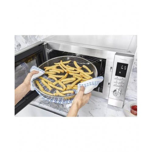 Microondas Panasonic 34 litros con grill y Airfry - NN-CD88QSEPG Inox