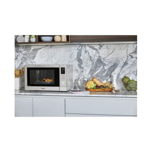 Microondas Panasonic 34 litros con grill y Airfry - NN-CD88QSEPG Inox