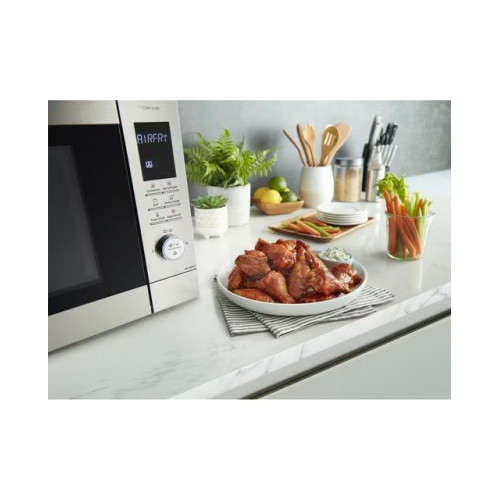 Microondas Panasonic 34 litros con grill y Airfry - NN-CD88QSEPG Inox
