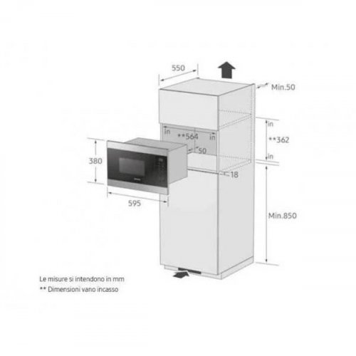 Microondas Samsung MG22M8274CT