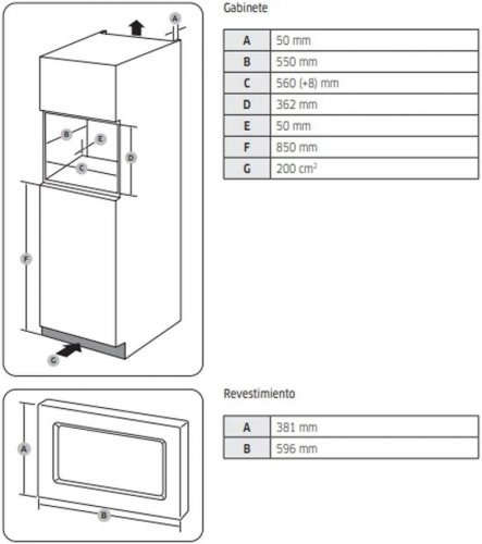 Microondas Samsung MG23A7013CT/EC