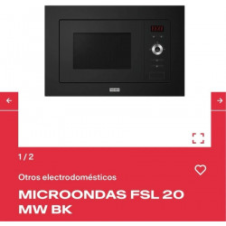 Microondas Tech 2 Negro FSL-20-MW-BK Franke