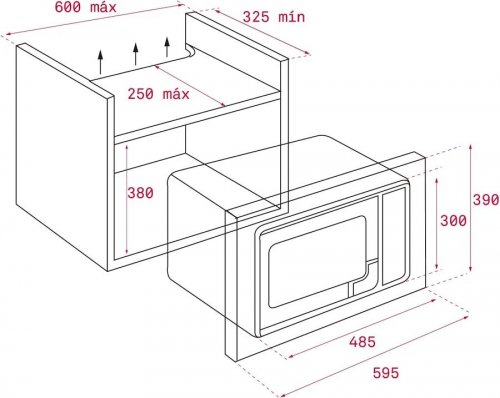 Microondas Teka ml 820 Blanco