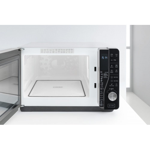 Microondas Whirlpool 25 litros y grill - MWF 427 SL Silver / Negro