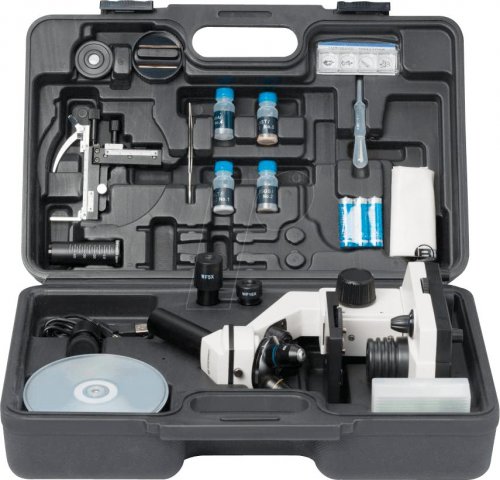 Microscopio digital, 20 - 1280 x, con ocular USB