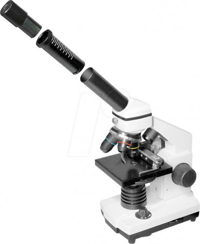Microscopio digital, 20 - 1280 x, con ocular USB