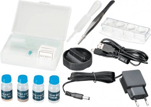 Microscopio digital, 50 - 500 x, con pantalla LCD y USB