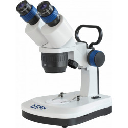 Microscopio estereoscópico, 20x/40x, luz incidente/transm