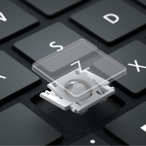 Microsoft Teclado para Surface Pro con Almacenamiento de Lápiz Español QWERTY Platino