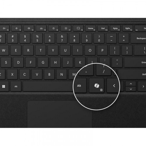 Microsoft Teclado para Surface Pro Español QWERTY Negro