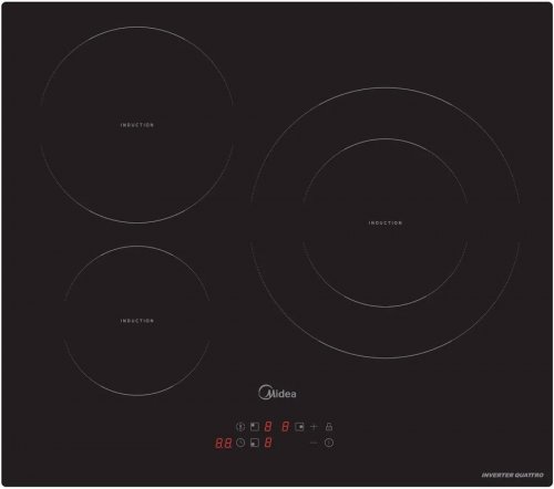 Midea MCH520T239K0 Placa Vitrocerámica 3 zonas
