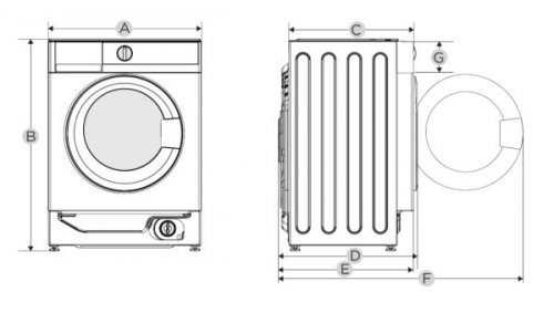 Midea MFA06D80BA10/W-ES
