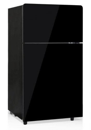 Mini nevera 72l con puerta de vidrio negro refrigeración directa