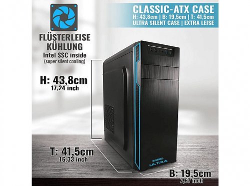 Mini PC - GREED Ultra 7 - Ordenador de oficina, Intel Core i7-6700, 16 GB RAM, 1000 GB SSD, HD Graphics, Windows 11 Pro, Negro