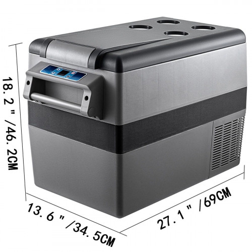 Mini refrigerador portátil SucceBuy del congelador del coche de 40L 45W 12V AC/DC para el hogar y al aire libre