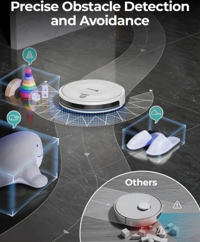 Mini robot aspirador — succión de 10.000 pa — compatible con