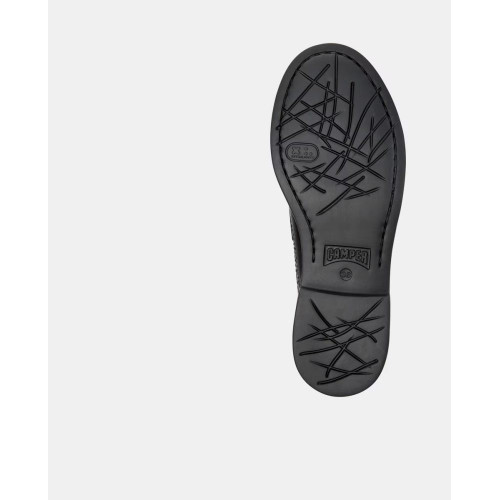 Mocasines de piel de mujer dean twins Negro