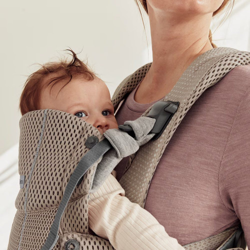 Mochila PortaBebé Babybjörn Harmony Mesh 3 posiciones Beige