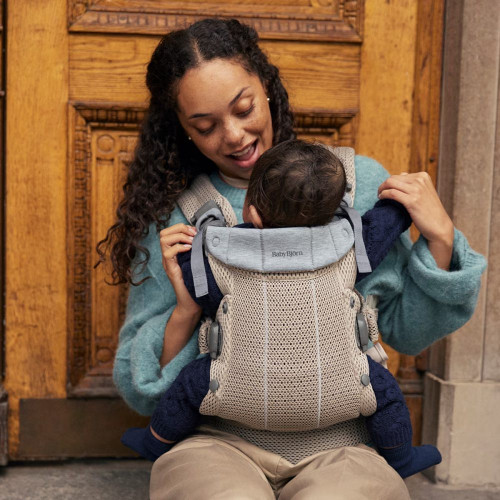 Mochila PortaBebé Babybjörn Harmony Mesh 3 posiciones Beige