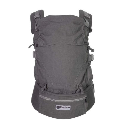Mochila portabebe Quokkababy E-carrier 3 posiciones Verde Agua