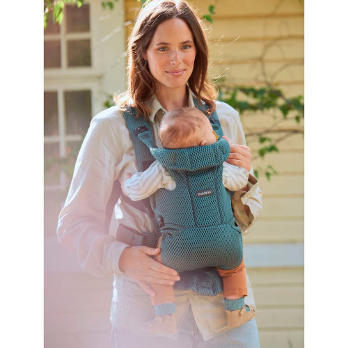 Mochila portabebés BabyBjörn Move 3D Mesh 3 posiciones Verde grisáceo