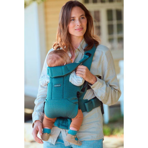 Mochila portabebés BabyBjörn Move 3D Mesh 3 posiciones Verde grisáceo