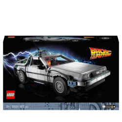 Modelo de Construcción de Coche Delorean Máquina del Tiempo de Regreso al Futuro LEGO Icons - 10300