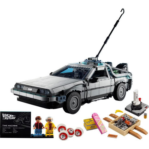Modelo de Construcción de Coche Delorean Máquina del Tiempo de Regreso al Futuro LEGO Icons - 10300