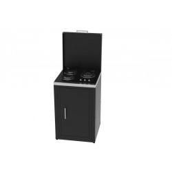 Modulo para cocina de exterior de Acero con hornillo Milano 100 x 60.7 x 60.7 cm