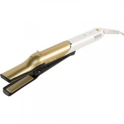Moldeador Multifunción Shark Glam Straight & Waves 1500W Cerámica Airflow 3 Temperaturas 4 Accesorios Oro Blanco