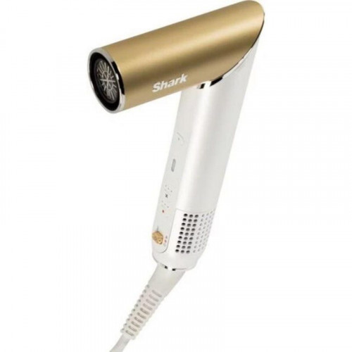 Moldeador Multifunción Shark Glam Straight & Waves 1500W Cerámica Airflow 3 Temperaturas 4 Accesorios Oro Blanco