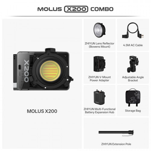 MOLUS X200 COB Light
