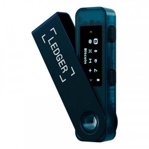 Monedero offline LEDGER Nano S Plus Azul USB Tipo C chip seguro