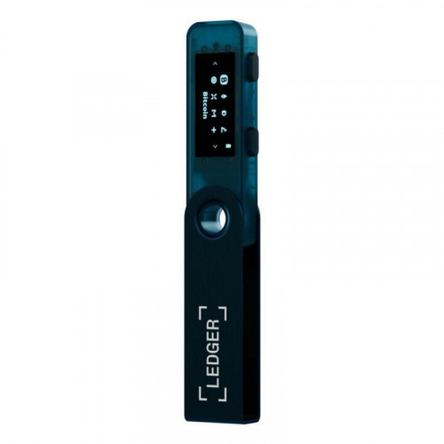 Monedero offline LEDGER Nano S Plus Azul USB Tipo C chip seguro