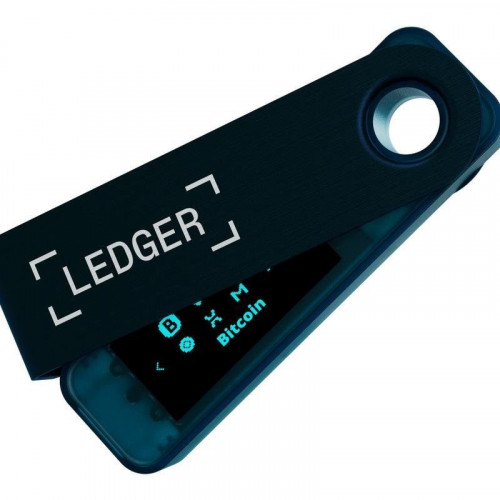 Monedero offline LEDGER Nano S Plus Azul USB Tipo C chip seguro