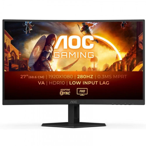 Monitor AOC C27G4ZXE - LED Fast VA FullHD 280Hz 1ms Curvo - 27