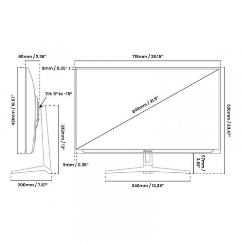 Monitor Arozzi Nova 32
