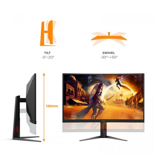 Monitor Curvo AOC Gaming 27